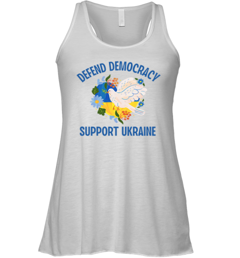 Defend Democracy Support Ukraine Racerback Tank
