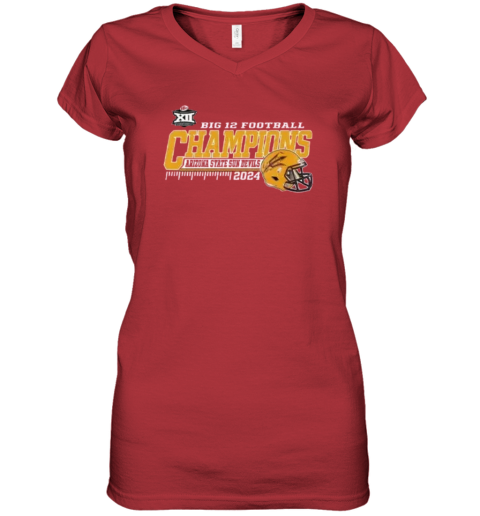 Arizona State Big 12 Championship Women039S V Neck T Shirt