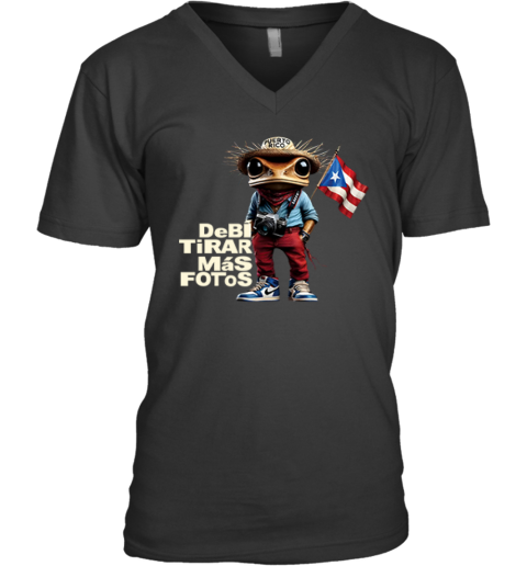 Debi Tirar Ms Fotos V Neck T Shirt