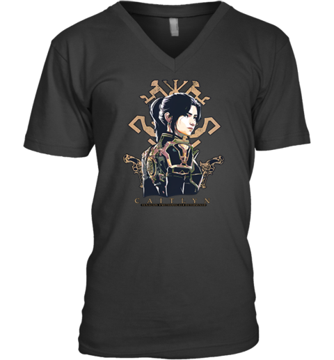 Caitlyn Kiramman Arcane V Neck T Shirt