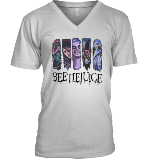 Beetlejuice Halloween Horror Movie V Neck T Shirt