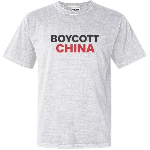 Boycott China Dyed Heavyweight T Shirt