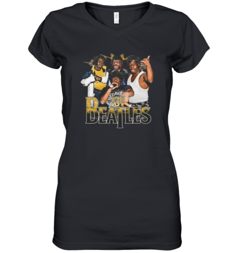 Beetlejuice Lester Green The Beatles Women039S V Neck T Shirt